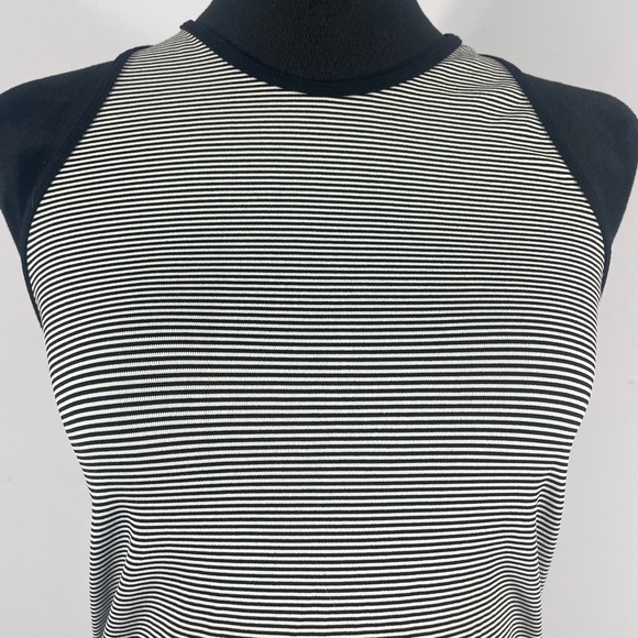 BCBGeneration Stripped Black, White Seamless Racerback Dress,Small/Medium - Picture 10 of 10